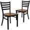 Flash Furniture Black Ladder Chair-Cherry Seat, PK2 2-XU-DG694BLAD-CHYW-GG - alternate 5