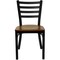 Flash Furniture Black Ladder Chair-Cherry Seat, PK2 2-XU-DG694BLAD-CHYW-GG - alternate 8