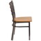 Flash Furniture Clear Ladder Chair-Nat Seat, PK2 2-XU-DG694BLAD-CLR-NATW-GG - alternate 7