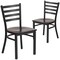 Flash Furniture Black Ladder Chair-Wal Seat, PK2 2-XU-DG694BLAD-WALW-GG - alternate 6