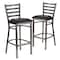Flash Furniture Clear Ladder Stool-Black Seat, PK2 2-XU-DG697BLAD-CLR-BAR-BLKV-GG - alternate 5