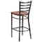 Flash Furniture Clear Ladder Stool-Cherry Seat, PK2 2-XU-DG697BLAD-CLR-BAR-CHYW-GG - alternate 5