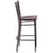 Flash Furniture Clear Ladder Stool-Mah Seat, PK2 2-XU-DG697BLAD-CLR-BAR-MAHW-GG - alternate 8