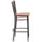 Flash Furniture Clear Ladder Stool-Nat Seat, PK2 2-XU-DG697BLAD-CLR-BAR-NATW-GG - alternate 7