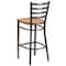 Flash Furniture Clear Ladder Stool-Nat Seat, PK2 2-XU-DG697BLAD-CLR-BAR-NATW-GG - alternate 5