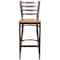 Flash Furniture Clear Ladder Stool-Nat Seat, PK2 2-XU-DG697BLAD-CLR-BAR-NATW-GG - alternate 8