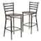 Flash Furniture Clear Ladder Stool-Wal Seat, PK2 2-XU-DG697BLAD-CLR-BAR-WALW-GG - alternate 6