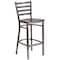 Flash Furniture Clear Ladder Stool-Wal Seat, PK2 2-XU-DG697BLAD-CLR-BAR-WALW-GG - alternate 4