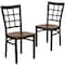 Flash Furniture Black Window Chair-Cherry Seat, PK2 2-XU-DG6Q3BWIN-CHYW-GG - alternate 6
