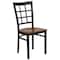 Flash Furniture Black Window Chair-Cherry Seat, PK2 2-XU-DG6Q3BWIN-CHYW-GG - alternate 5