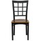 Flash Furniture Black Window Chair-Cherry Seat, PK2 2-XU-DG6Q3BWIN-CHYW-GG - alternate 8