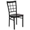 Flash Furniture Black Window Chair-Mah Seat, PK2 2-XU-DG6Q3BWIN-MAHW-GG - alternate 6
