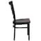 Flash Furniture Black Window Chair-Mah Seat, PK2 2-XU-DG6Q3BWIN-MAHW-GG - alternate 7