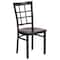 Flash Furniture Black Window Chair-Wal Seat, PK2 2-XU-DG6Q3BWIN-WALW-GG - alternate 5