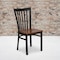 Flash Furniture Black School Chair-Cherry Seat, PK2 2-XU-DG6Q4BSCH-CHYW-GG - alternate 1
