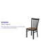 Flash Furniture Black School Chair-Cherry Seat, PK2 2-XU-DG6Q4BSCH-CHYW-GG - alternate 4