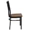 Flash Furniture Black School Chair-Cherry Seat, PK2 2-XU-DG6Q4BSCH-CHYW-GG - alternate 7