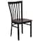Flash Furniture Black School Chair-Mah Seat, PK2 2-XU-DG6Q4BSCH-MAHW-GG - alternate 6