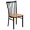 Flash Furniture Black School Chair-Nat Seat, PK2 2-XU-DG6Q4BSCH-NATW-GG - alternate 4