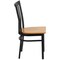 Flash Furniture Black School Chair-Nat Seat, PK2 2-XU-DG6Q4BSCH-NATW-GG - alternate 8