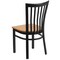 Flash Furniture Black School Chair-Nat Seat, PK2 2-XU-DG6Q4BSCH-NATW-GG - alternate 6