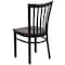 Flash Furniture Black School Chair-Wal Seat, PK2 2-XU-DG6Q4BSCH-WALW-GG - alternate 3