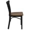 Flash Furniture Black Ladder Chair-Cherry Seat, PK2 2-XU-DG6Q6B1LAD-CHYW-GG - alternate 7