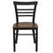 Flash Furniture Black Ladder Chair-Cherry Seat, PK2 2-XU-DG6Q6B1LAD-CHYW-GG - alternate 8
