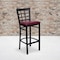 Flash Furniture Black Window Stool-Burg Seat, PK2 2-XU-DG6R7BWIN-BAR-BURV-GG - alternate 1