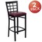 Flash Furniture Black Window Stool-Burg Seat, PK2 2-XU-DG6R7BWIN-BAR-BURV-GG - alternate 5