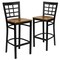 Flash Furniture Black Window Stool-Cherry Seat, PK2 2-XU-DG6R7BWIN-BAR-CHYW-GG - alternate 3