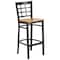 Flash Furniture Black Window Stool-Nat Seat, PK2 2-XU-DG6R7BWIN-BAR-NATW-GG - alternate 3