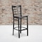 Flash Furniture Black Window Stool-Wal Seat, PK2 2-XU-DG6R7BWIN-BAR-WALW-GG - alternate 1