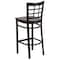 Flash Furniture Black Window Stool-Wal Seat, PK2 2-XU-DG6R7BWIN-BAR-WALW-GG - alternate 5