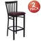 Flash Furniture Black School Stool-Burg Seat, PK2 2-XU-DG6R8BSCH-BAR-BURV-GG - alternate 2