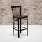 Flash Furniture Black School Stool-Cherry Seat, PK2 2-XU-DG6R8BSCH-BAR-CHYW-GG - alternate 1