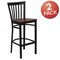 Flash Furniture Black School Stool-Cherry Seat, PK2 2-XU-DG6R8BSCH-BAR-CHYW-GG - alternate 5