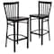 Flash Furniture Black School Stool-Mah Seat, PK2 2-XU-DG6R8BSCH-BAR-MAHW-GG - alternate 6