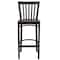Flash Furniture Black School Stool-Mah Seat, PK2 2-XU-DG6R8BSCH-BAR-MAHW-GG - alternate 7