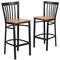 Flash Furniture Black School Stool-Nat Seat, PK2 2-XU-DG6R8BSCH-BAR-NATW-GG - alternate 4