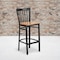 Flash Furniture Black School Stool-Nat Seat, PK2 2-XU-DG6R8BSCH-BAR-NATW-GG - alternate 1