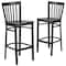 Flash Furniture Black School Stool-Wal Seat, PK2 2-XU-DG6R8BSCH-BAR-WALW-GG - alternate 5