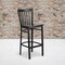 Flash Furniture Black School Stool-Wal Seat, PK2 2-XU-DG6R8BSCH-BAR-WALW-GG - alternate 1