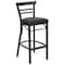 Flash Furniture Black Ladder Stool-Black Seat, PK2 2-XU-DG6R9BLAD-BAR-BLKV-GG - alternate 5