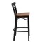 Flash Furniture Black Ladder Stool-Cherry Seat, PK2 2-XU-DG6R9BLAD-BAR-CHYW-GG - alternate 8