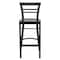 Flash Furniture Black Ladder Stool-Mah Seat, PK2 2-XU-DG6R9BLAD-BAR-MAHW-GG - alternate 7