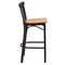 Flash Furniture Black Ladder Stool-Nat Seat, PK2 2-XU-DG6R9BLAD-BAR-NATW-GG - alternate 7