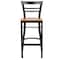 Flash Furniture Black Ladder Stool-Nat Seat, PK2 2-XU-DG6R9BLAD-BAR-NATW-GG - alternate 8