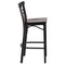 Flash Furniture Black Ladder Stool-Wal Seat, PK2 2-XU-DG6R9BLAD-BAR-WALW-GG - alternate 8
