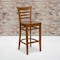 Flash Furniture HERCULES Series Ladder Back Cherry Wood Restaurant Barstool, PK2 2-XU-DGW0005BARLAD-CHY-GG - alternate 1